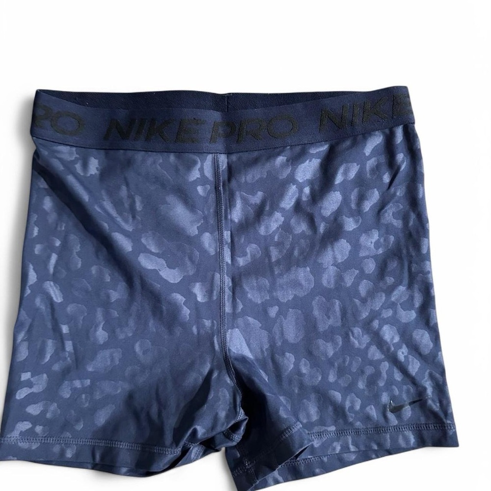 Nike Pro Blue Patterned Shorts